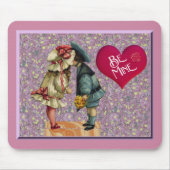 "Be Mine" Sweet Nostalgische Valentijn Muismat (Voorkant)