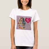 "Be Mine" Sweet Nostalgische Valentijn T-shirt (Voorkant)