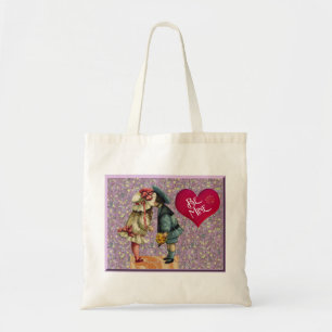 "Be Mine" Sweet Nostalgische Valentijn Tote Bag