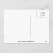 Be Mine Teddy Bear Valentijn Briefkaart (Achterkant)