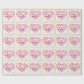 Be Mine"  tekst: Happy Valentine's Day Cadeaupapier (Vlak)