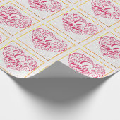 Be Mine"  tekst: Happy Valentine's Day Cadeaupapier (Hoek)