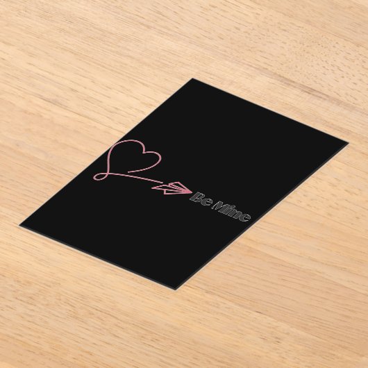 Be Mine: The Romantic Express Acryl Uitnodigingen (Laagn)