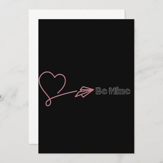 Be Mine: The Romantic Express Kaart (Voorkant / Achterkant)