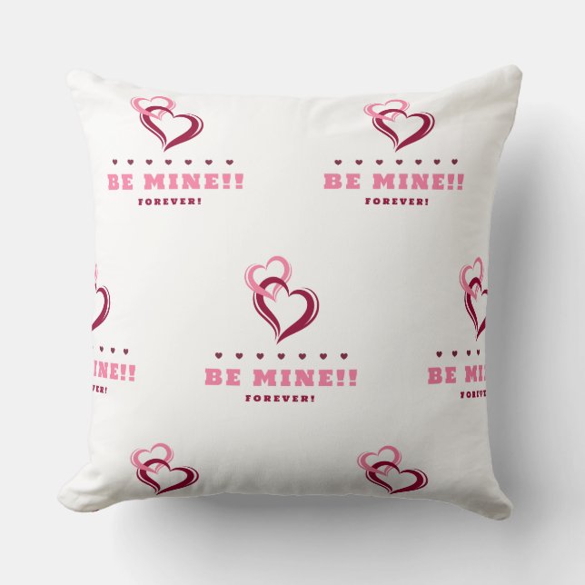 Be Mine Throw Pillow Kussen (Voorkant)