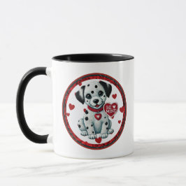 Be Mine Valentijn Dalmatische Puppy Koffie Mok