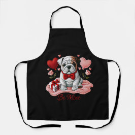 Be Mine Valentijn Engelse Bulldog Schort