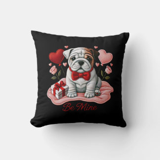 Be Mine Valentijn Engelse Bulldog Sierkussen