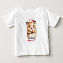 Be Mine Valentijn Hamster T-shirt voor Baby
