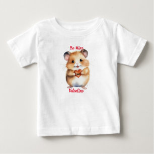 Be Mine Valentijn Hamster T-shirt voor Baby