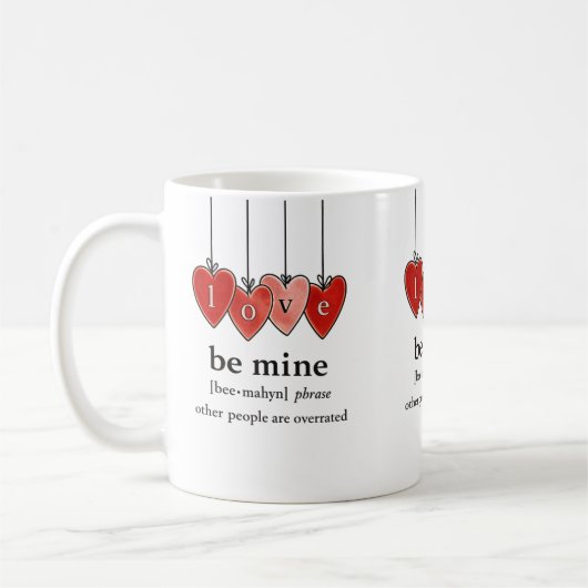 Be Mine Valentijn Mok (Links)