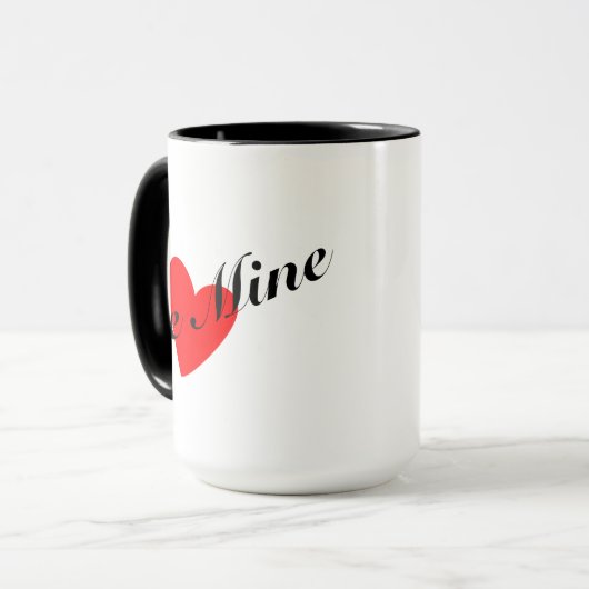 Be Mine Valentijnsdag Coffee Mok, ideaal cadeau Mok (Voorkant links)