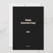 Be Mine: Valentijnse grappige Schattigee Pug & Lov Feestdagenkaart (Achterkant)
