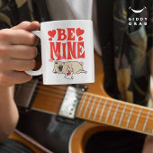 Be Mine: Valentijnse grappige Schattigee Pug & Lov Koffiemok