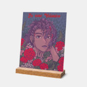 Be mine Valentine Acryl Bord (Hoek)