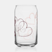 Be Mine Valentine Can Glass Blikvorm Glas (Links)