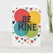 Be Mine Valentine Love Card Kaart (Voorkant)