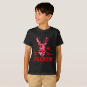 Be Mine Valentine Nk Camo Buck Deer Hunting Valent T-shirt (Voorkant volledig)