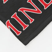 Be Mine Valentine’s Day Gift – Romantic Love  Fleece Deken (Hoek)