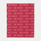 Be Mine Valentine’s Day Gift – Romantic Love  Fleece Deken (Voorkant)