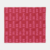 Be Mine Valentine’s Day Gift – Romantic Love  Fleece Deken (Voorkant (Horizontaal))