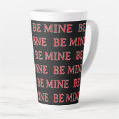 Be Mine Valentine’s Day Gift – Romantic Love  Latte Mok (Rechterhoek)