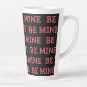 Be Mine Valentine’s Day Gift – Romantic Love  Latte Mok (Rechts)