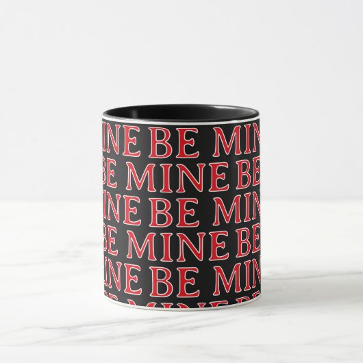 Be Mine Valentine’s Day Gift – Romantic Love Mok (Midden)