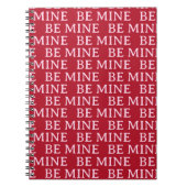 Be Mine Valentine’s Day Gift – Romantic Love  Notitieboek (Voorkant)