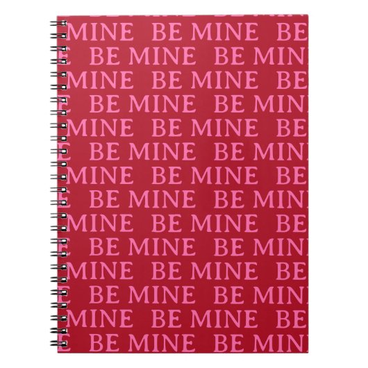 Be Mine Valentine’s Day Gift – Romantic Love  Notitieboek (Voorkant)