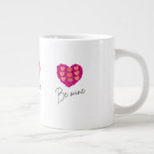 Be Mine Valentine shirt |Rose with Heart Love Grote Koffiekop (Rechts)