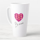 Be Mine Valentine shirt |Rose with Heart Love Latte Mok (Linkerhoek)