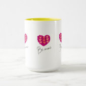 Be Mine Valentine shirt |Rose with Heart Love Mok (Midden)