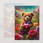 Be mine Valentine Teddy 1 (Voorkant / Achterkant)