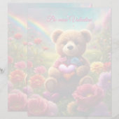Be mine Valentine Teddy 1 (Voorkant / Achterkant)