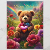 Be mine Valentine Teddy 1 (Voorkant)