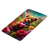 Be mine Valentine Teddy 1 Magneet (Linkerzijde)