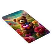 Be mine Valentine Teddy 1 Magneet (Rechterzijde)