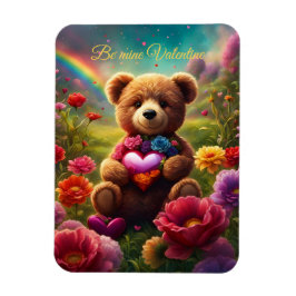 Be mine Valentine Teddy 1 Magneet