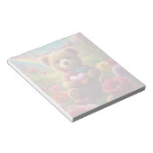 Be mine Valentine Teddy 1 Notitieblok (Schuin)