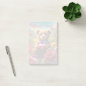 Be mine Valentine Teddy 1 Post-it® Notes (Kantoor)