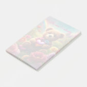 Be mine Valentine Teddy 1 Post-it® Notes (Schuin)