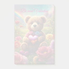 Be mine Valentine Teddy 1 Post-it® Notes
