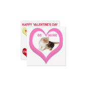 BE MINE Valentine's Critters Conversation Hearts Notitiekaartje (Voorkant / Achterkant in situ)