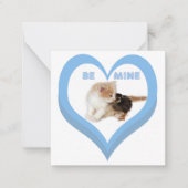 BE MINE Valentine's Critters Conversation Hearts Notitiekaartje (Voorkant)