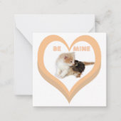 BE MINE Valentine's Critters Conversation Hearts Notitiekaartje (Voorkant)