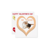BE MINE Valentine's Critters Conversation Hearts Notitiekaartje (Voorkant / Achterkant in situ)