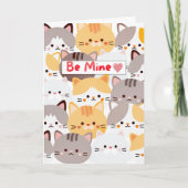 Be mine valentines day cards kaart (Voorkant)