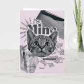 Be mine valentines day cards kaart (Achterkant)