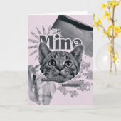 Be mine valentines day cards kaart (Gele Bloem)